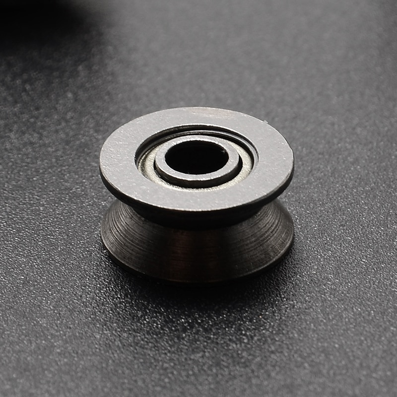 10 stk/ mini v rille kugleleje kulstofstål 624vv kugleskive leje hardware aksler 4 x 13 x 6mm til lav hastighed belastning applikation