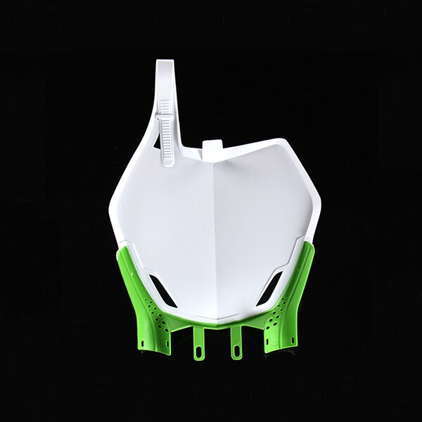 Merke universal front nummerplateholder dobbel farge for - crf yzf wrf kxf klx motorsykkel pit dirt bike motocross: Grønn