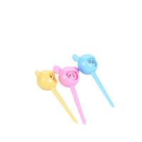 10pcs Cute Cartoon Fruit Fork Set Twisted Party Buffet Fruit Desserts Food Cocktail Sandwich Fork Stick For Home Party Supplies