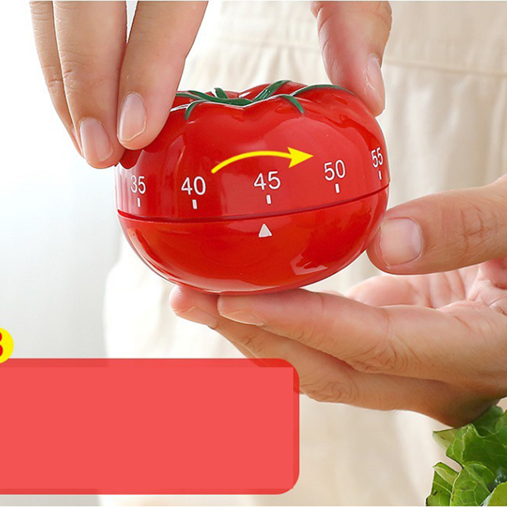 Cute Vegetables Kitchen Timer 1-60 Minutes 360 Degree Cooking Tools Mechanical Countdown Tomato Timer