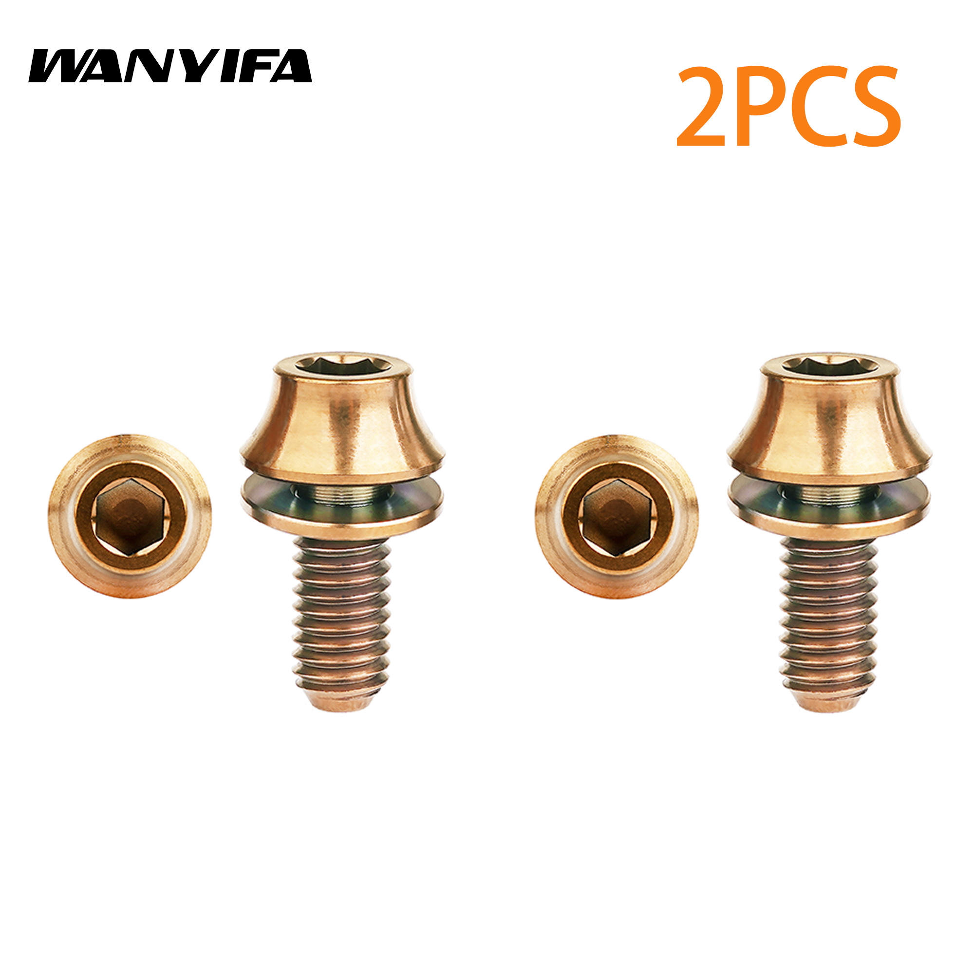 Wanyifa 2 Stück Titanschrauben M5 x 12 mm Fahrrad Flaschenhalter Schrauben MTB Rennrad Wasserhalter Feste Schraube Zubehör: dunkel Grau