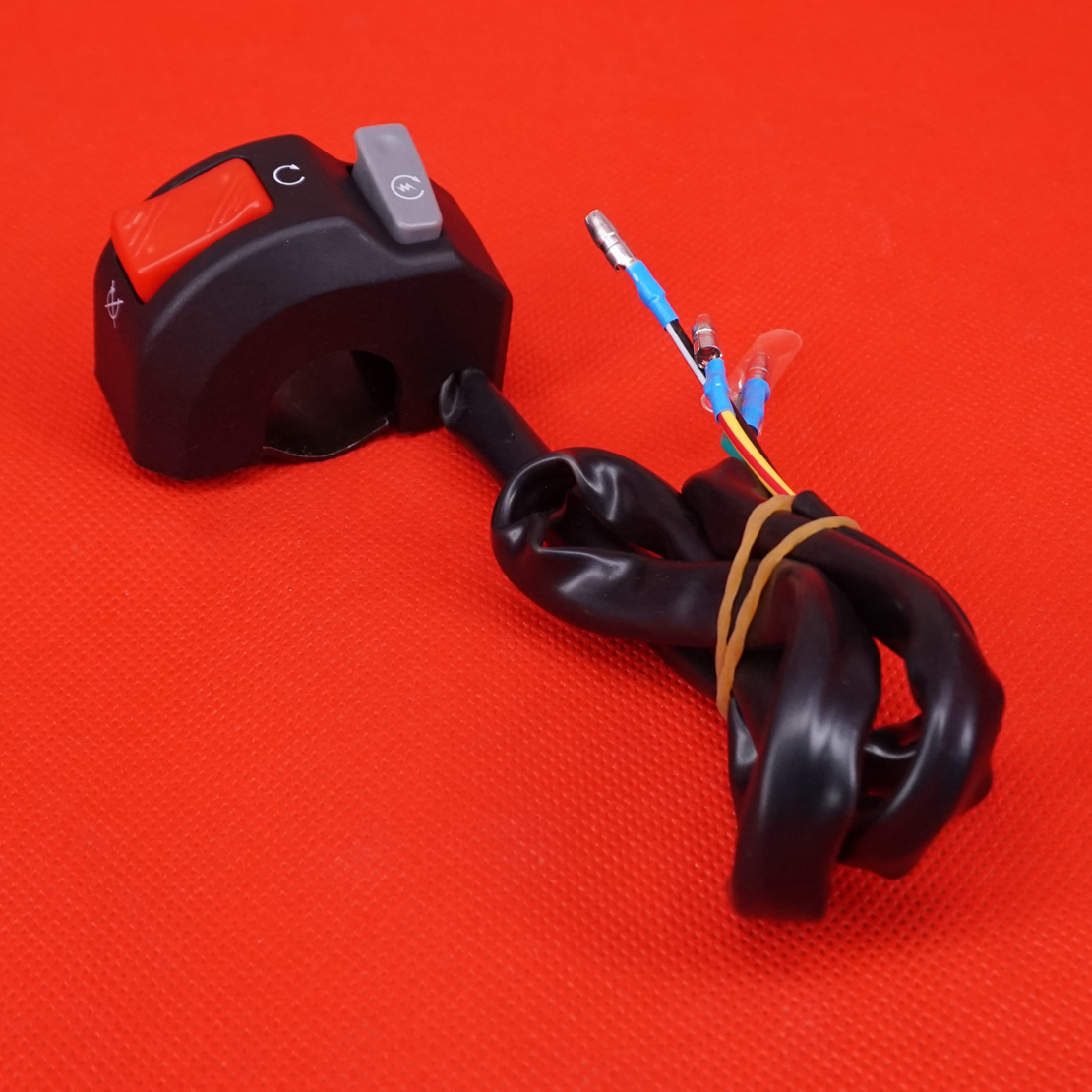 DWCX 7/8" 22mm Motorcycle Switch Handlebar Mount Headlight Fog Light Start ON OFF Button