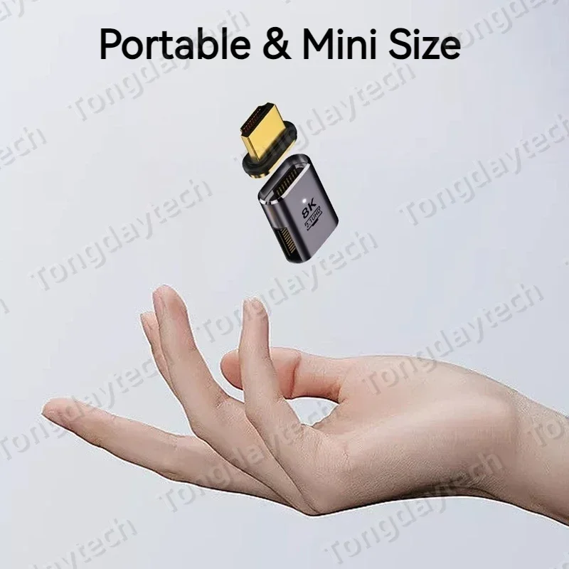 Adaptador magnético compatible con HDMI, 8K, 60HZ, extensor multivisor Vedio, componente divisor para Notebook, Macbook Pro Phone