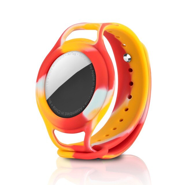 Voor Apple Airtags Kinderen Pols Bandjes Siliconen Case Air Tag Accessoires Protector Tracker Beschermhoes Voor Airtag Horlogeband: E