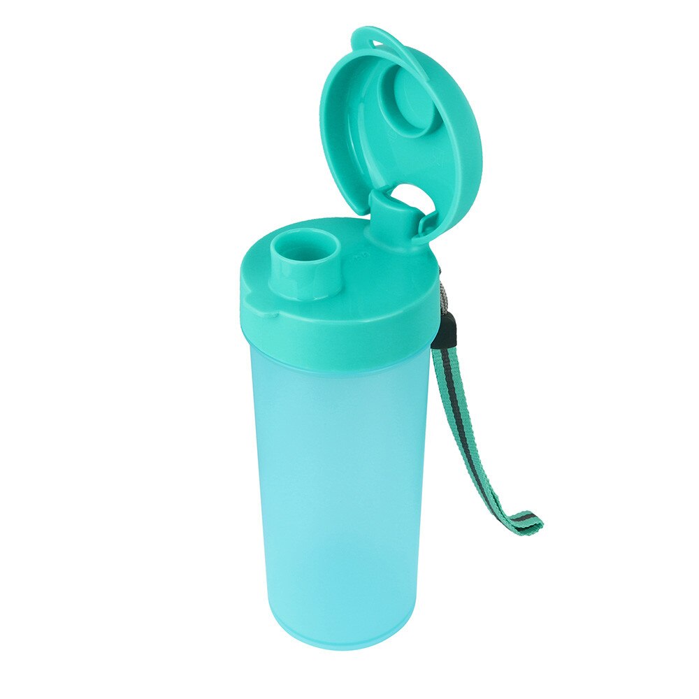 Bærbar gennemsigtig sport vandflaske plast kaffe te kop bidon borraccia krystal kedel drikke rejse drikkevarer