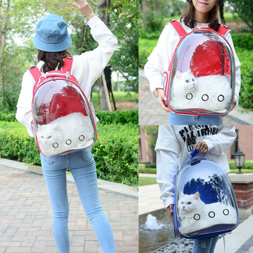 Style Puppy Backpack Pet Dog Cat Kitten Breathable Astronaut Capsule Portable Outdoor Carrier