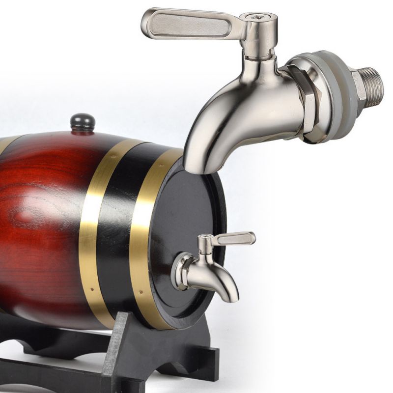 Grifo de acero inoxidable de grifo para barril de cerveza barril cerveza bebida jugo dispensador para casa