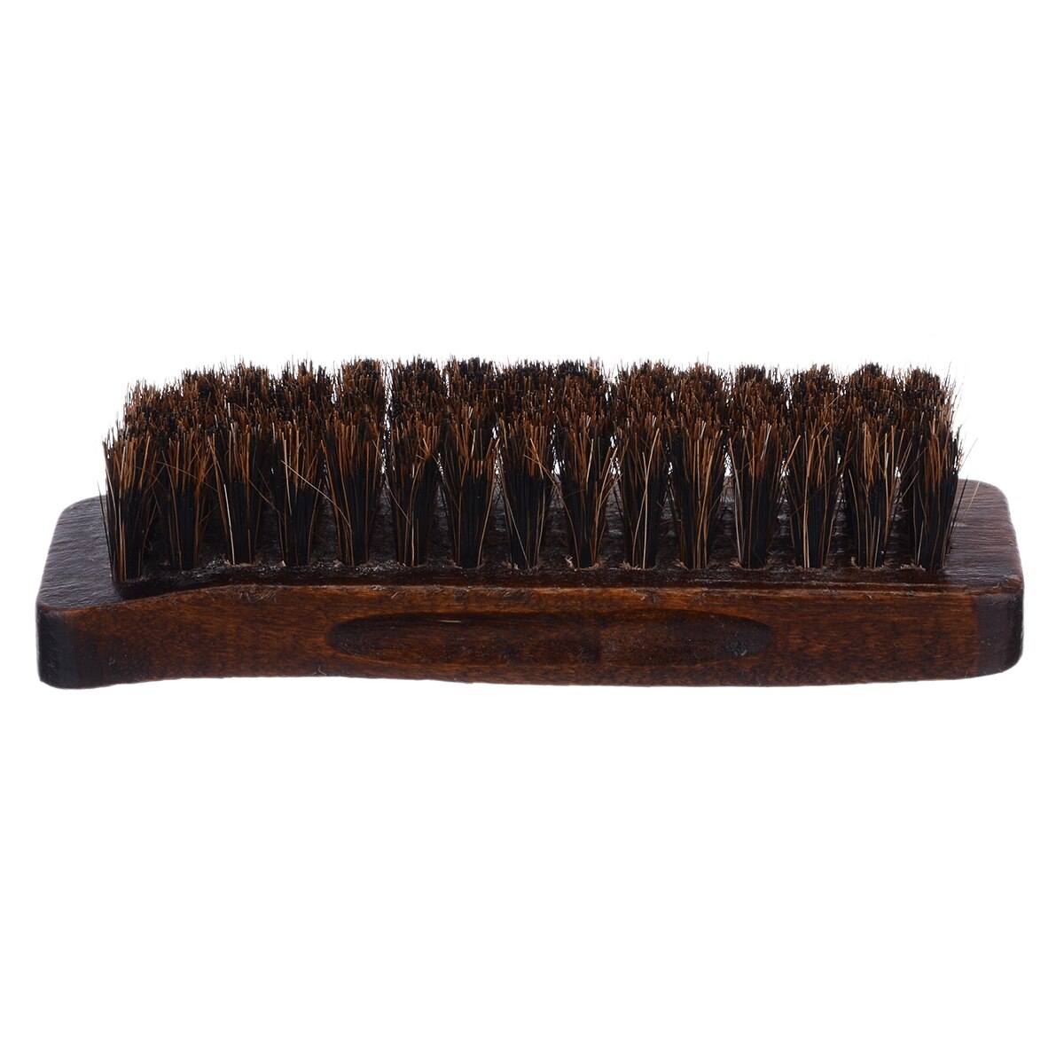 1pc Practical Wooden Handle Horse Hair Brush Boots Shoes Shine Polish Buffing Cleaner Brush Home Cleaning Tools