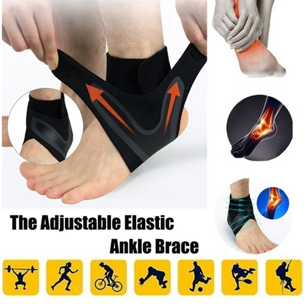 Ademend Enkelbrace Protector Basketbal Voetbal Bergbeklimmen Buitensporten Anti Verstuiking Beschermende Gear