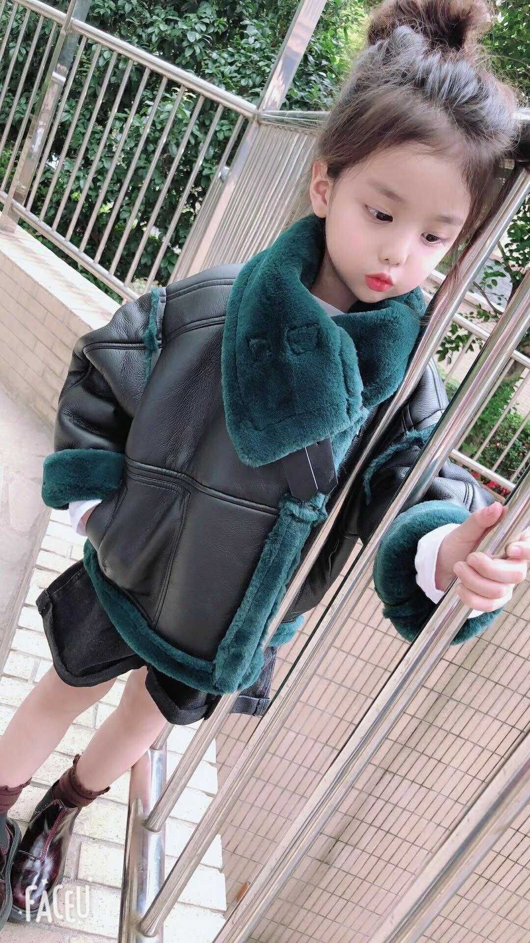 Baby Meisje Winterjas Jas PU Fluwelen Warme Jassen Meisjes Kids Jassen Outfits Kleding Kinderen Uitloper