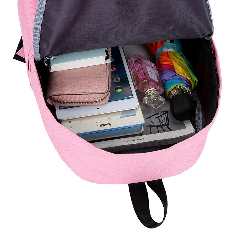 Gefemini Kawaii Schoolrugzak met pluche kleine beer multi-pocket vrouwen rugzak grote capaciteit schooltassen voor tienermeisjes