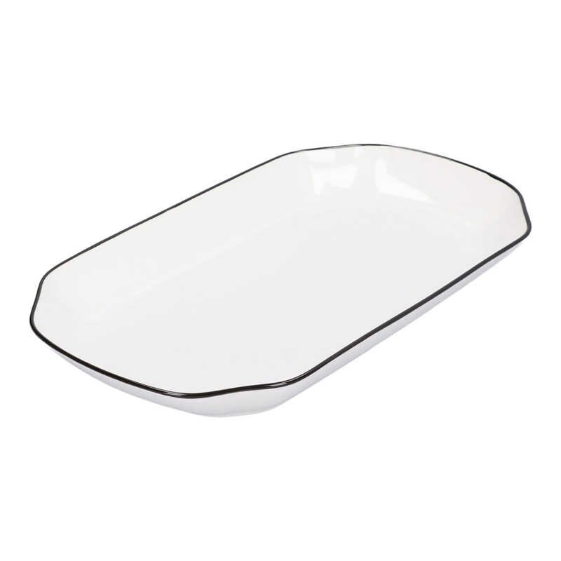 Dinner Plate Harmless Exquisite White Kitchen Plate 550ml for Restaurant for Hotel