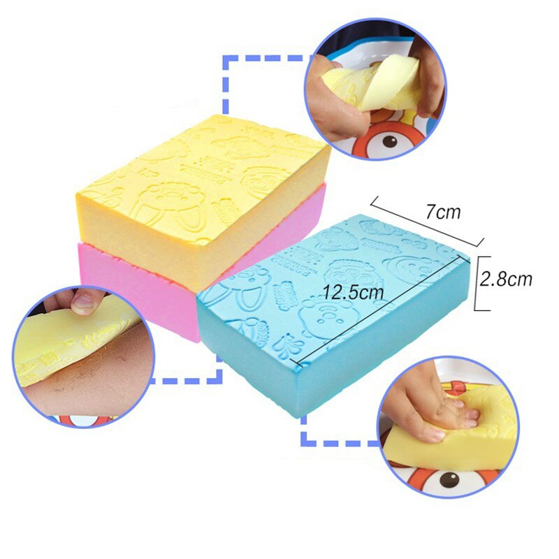 Éponge de bain Ultra douce pour bébé, accessoire de bain exfoliant pour enfant, en coton, à friction, boule de douche