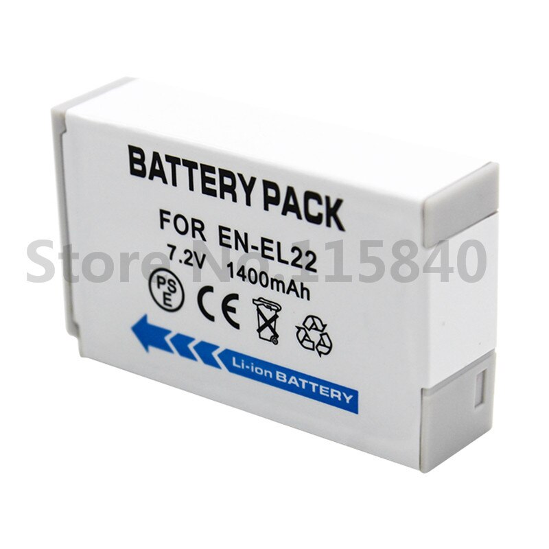 2pcs/lot 1400mAh EN-EL22 EN EL22 ENEL22 Digital Ca... – Grandado