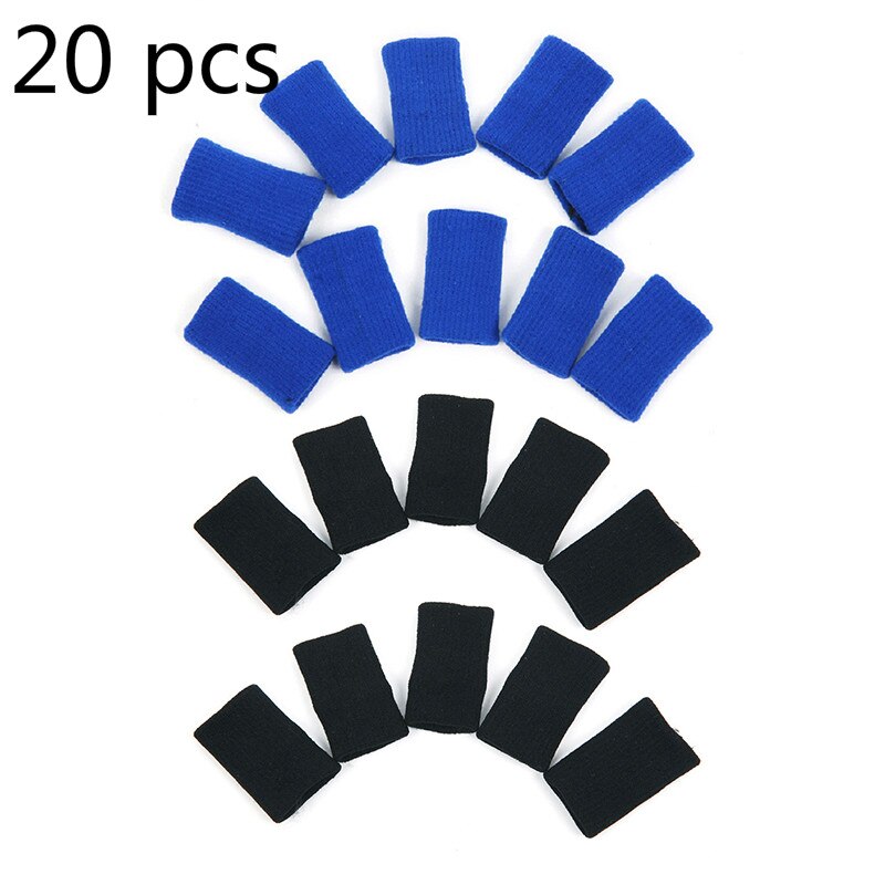 10 Stuks Nylon Elastische Vinger Mouwen Sport Brace Duim Protector Voor Basketbal Zomer Outdoor Fitness Bescherming Fietsen: set 1