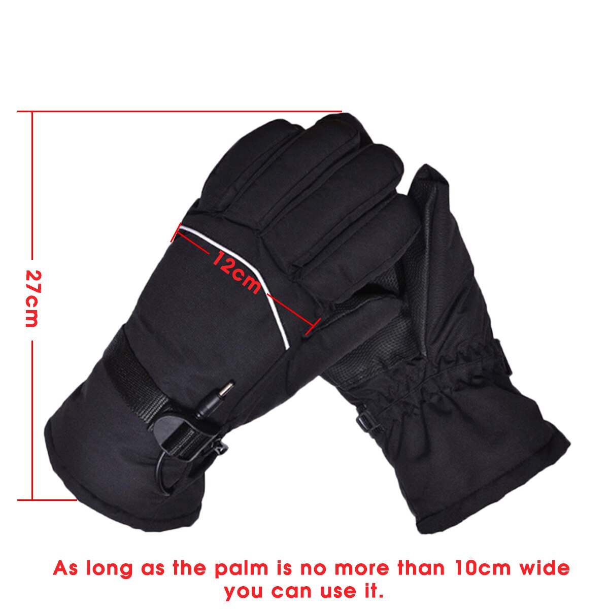 Elektrische Verwarmde Handschoenen Mannen Vrouwen Winter Verwarmde Handschoenen Motorfiets Antislip Waterdichte Hand Warm Thermische Skiën Handschoenen
