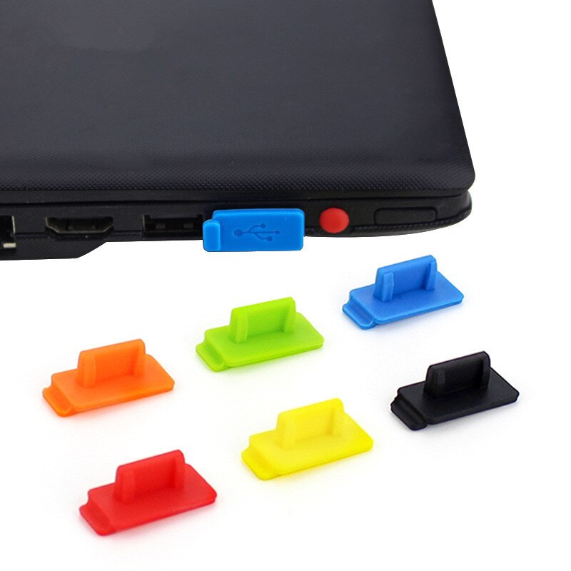 13Pcs In Silicone Anti Spinotti E Jack Antipolvere Fermacorda E Ganci Universale Antipolvere PORTA USB HDMI RJ45 INTERFACCIA Copertura Per Il Computer Portatile Del PC