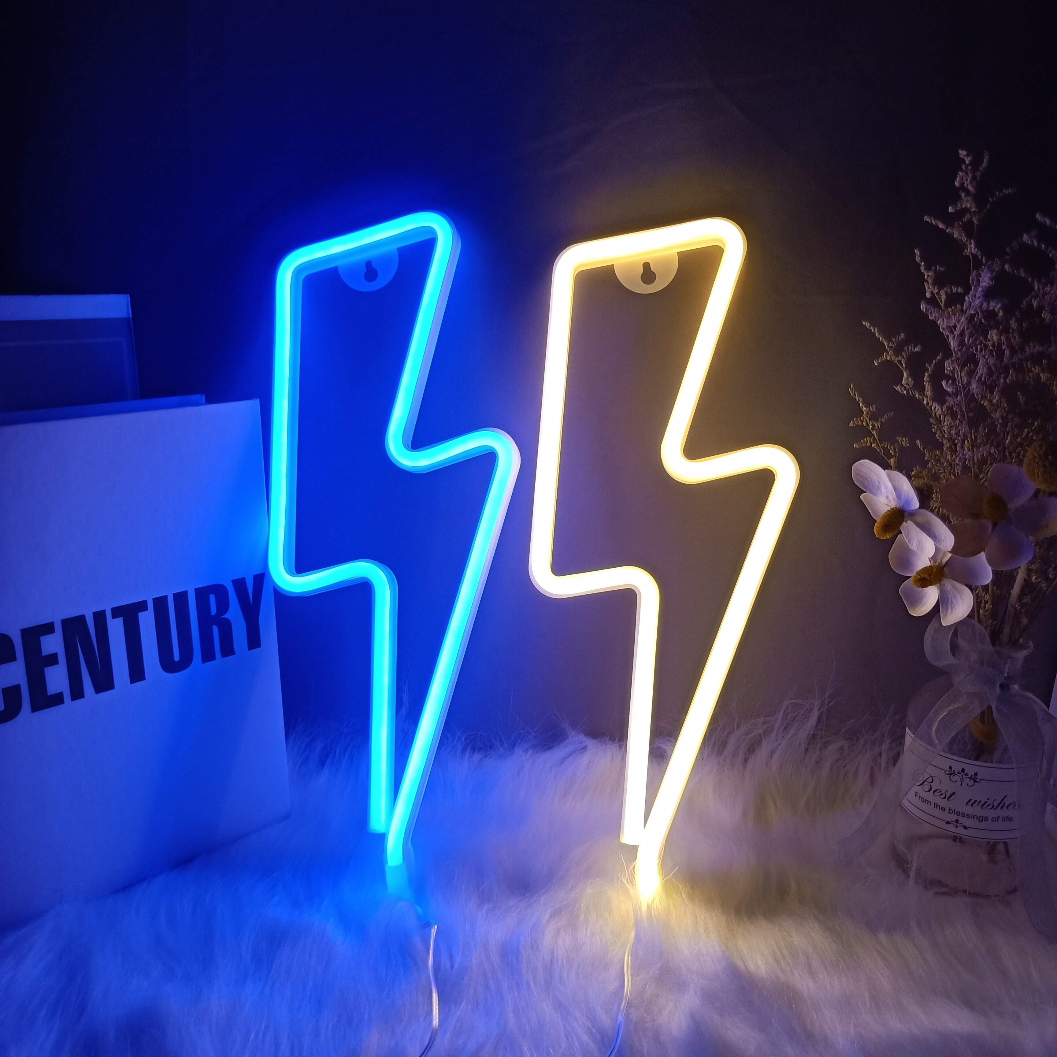 Lightning Led Neon Sign Muur Nachtlampje Usb Batterij Operated Tafellamp Voor Thuis Slaapkamer Party Wedding Decor Kids