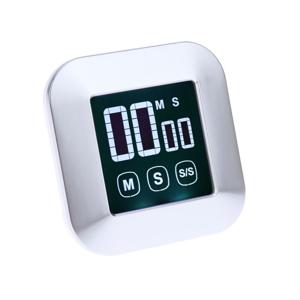 LCD Touch Screen Kitchen Timer Backlight Digital Timer Alarm Clock Cooking Tools Kitchen Accessories