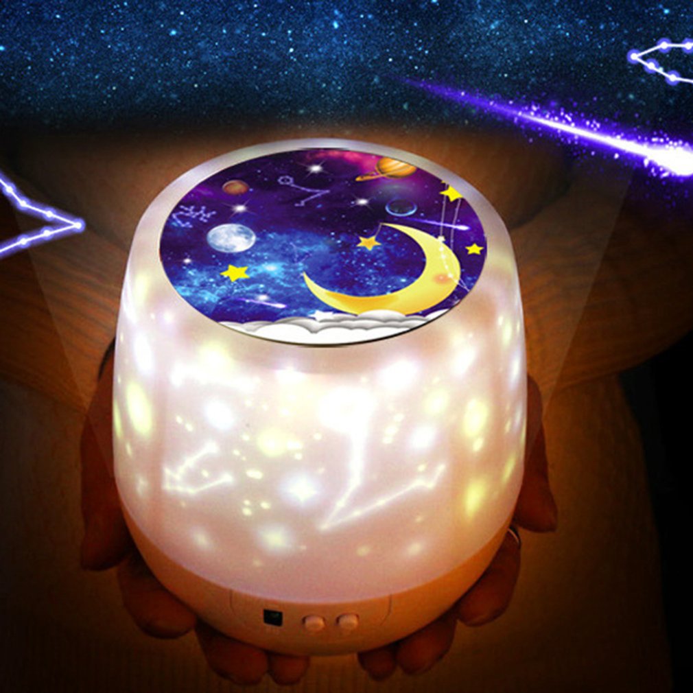 Starry Fantasy Projectie Lamp Romantische Starry Fantasy Projectie Lamp Kleurrijke Spiraal Ster Maan