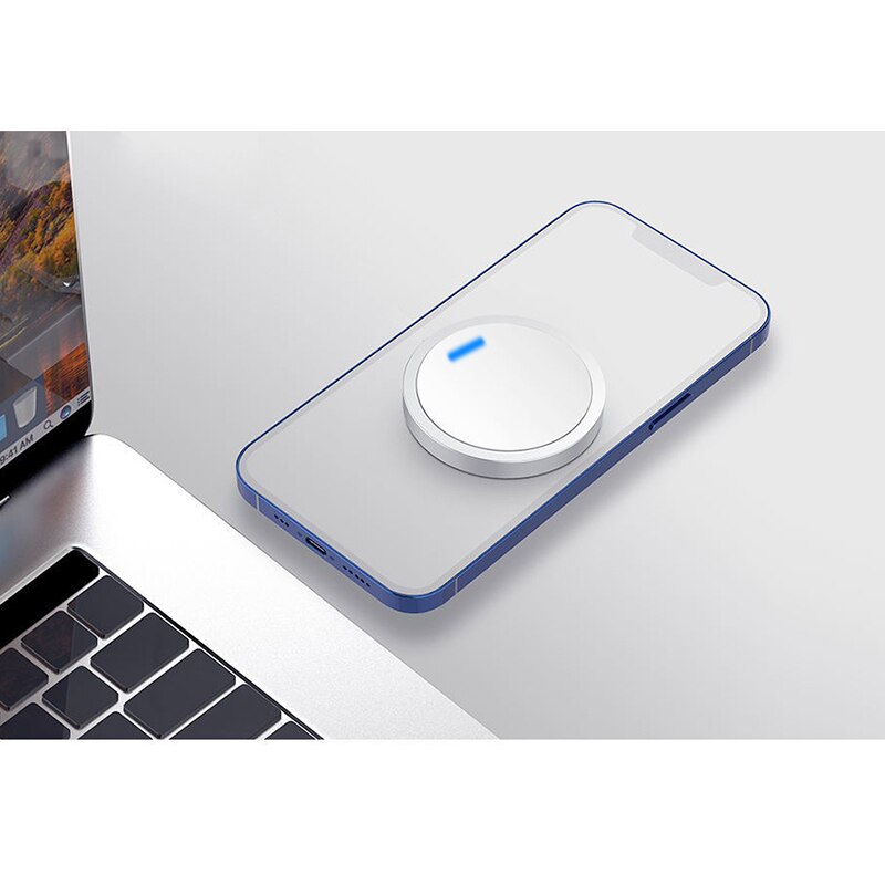 15W Qi Magnetic Wireless Charger Pad for iPhone 12 Series - Fast Charging with MFI Certified Cable
