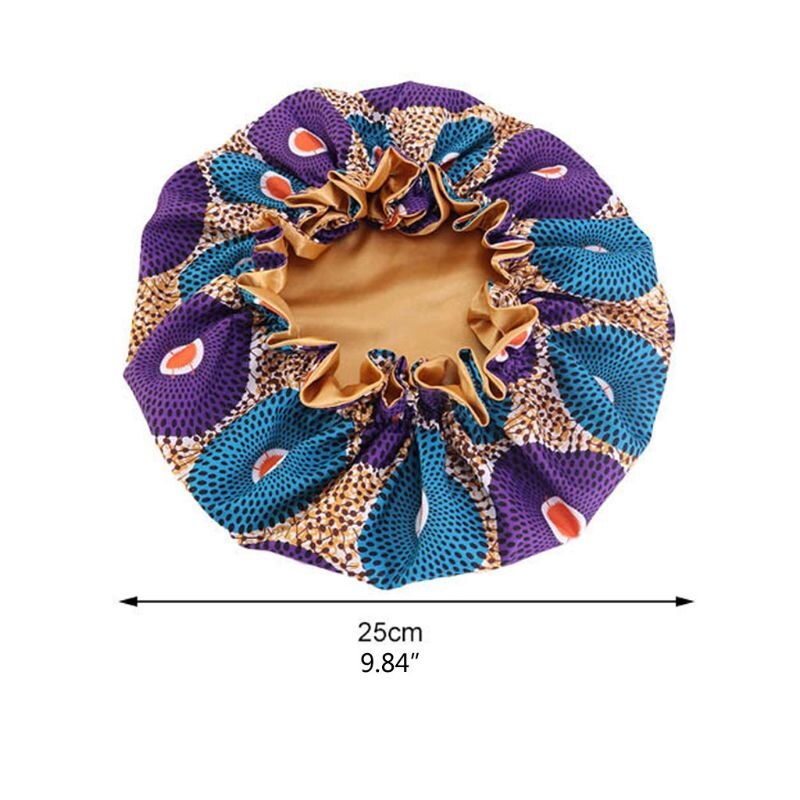 Gorro de satén ajustable para niños, gorros de noche de flores de seda suave para pelo Natural, para adolescentes, niños pequeños y bebés, Reversible