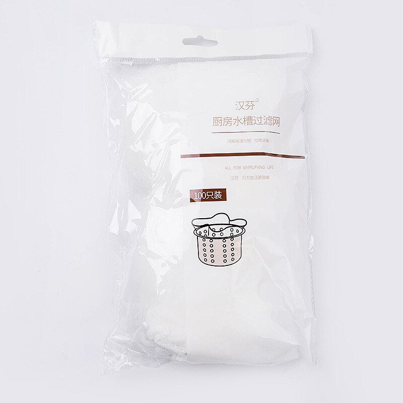 30/100 stücke Neue Küche Waschbecken Einweg Filter Schwimmbad Ablauf Schutz Gegen Müll Tasche Netto