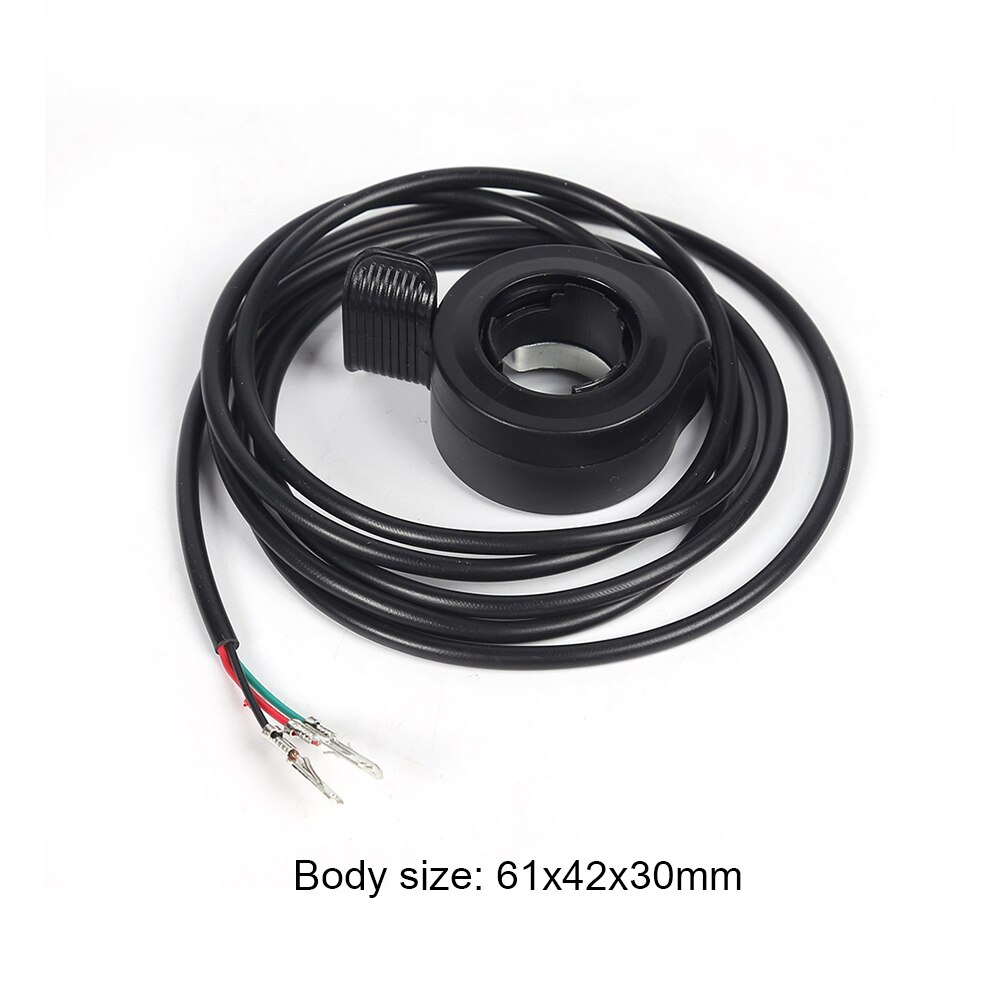 E-bike Thumb Throttle Finger Thumb Throttle Ebike Accelerator Electric Scooter Electric Bicycle Part Kit 3 Wire Grip