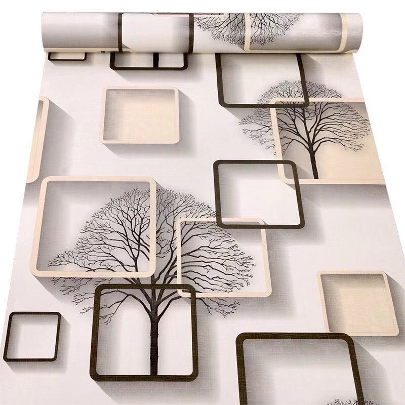 Papel tapiz de vinilo de PVC lavable estilo mediterráneo, para decoración del hogar, Adhesivo de pared de fondo TV, barato