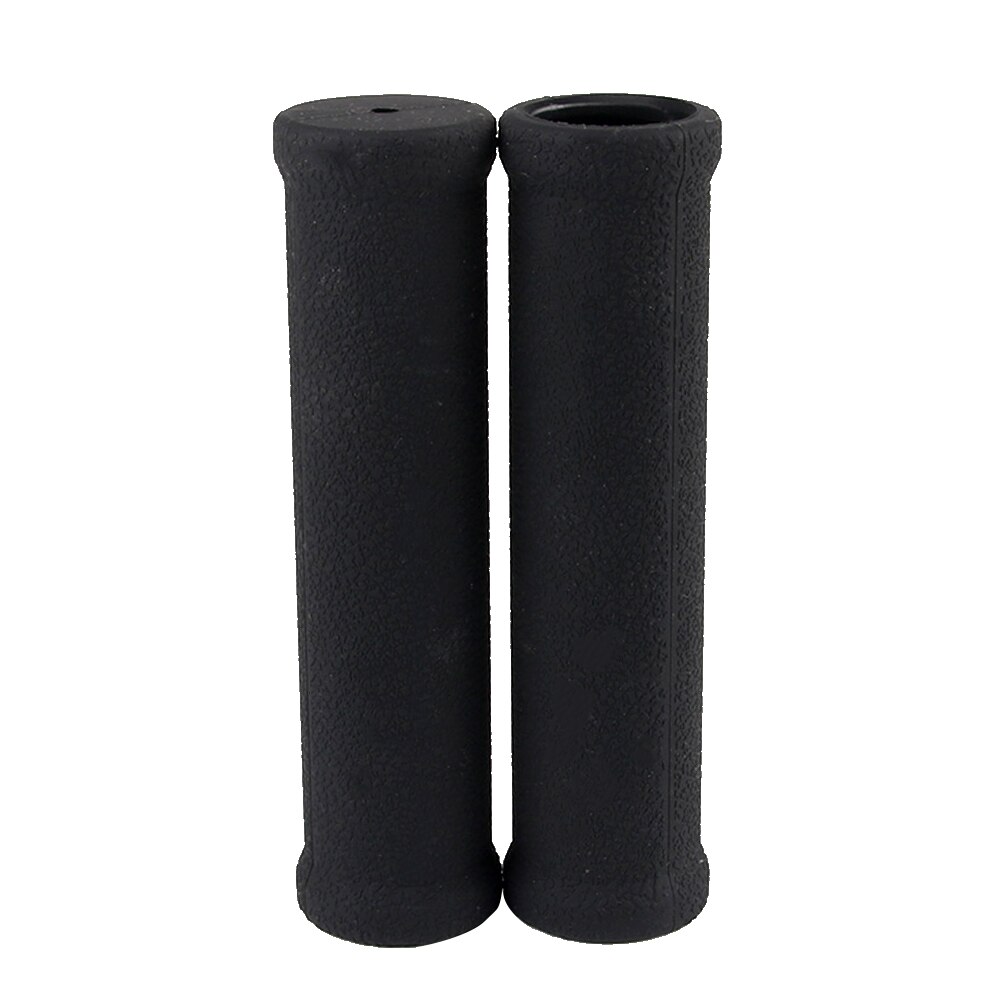 2PCS For Xiaomi Mijia M365 Electric Scooter Handle Grip Rubber Protective Covers Non-slip Bar Sleeve Scooter Cycling Accessories: Black