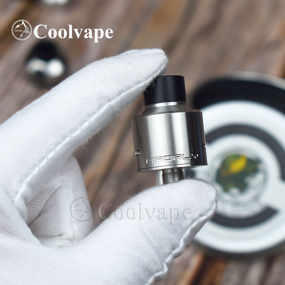 coolvape Hadaly RDA with bf pin 316ss rda Atomizer 22mm Replaceable Airflow Single coil vs HAKU VENNA V2 rda FLAVE EVO 22mm RDA