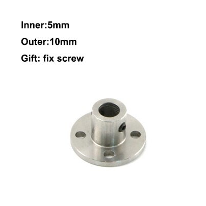 High stainless steel flange coupling High-precision flange Outer diameter 16mm-10mm inner hole 4mm-10mm: Outer 10mm  hole 5mm