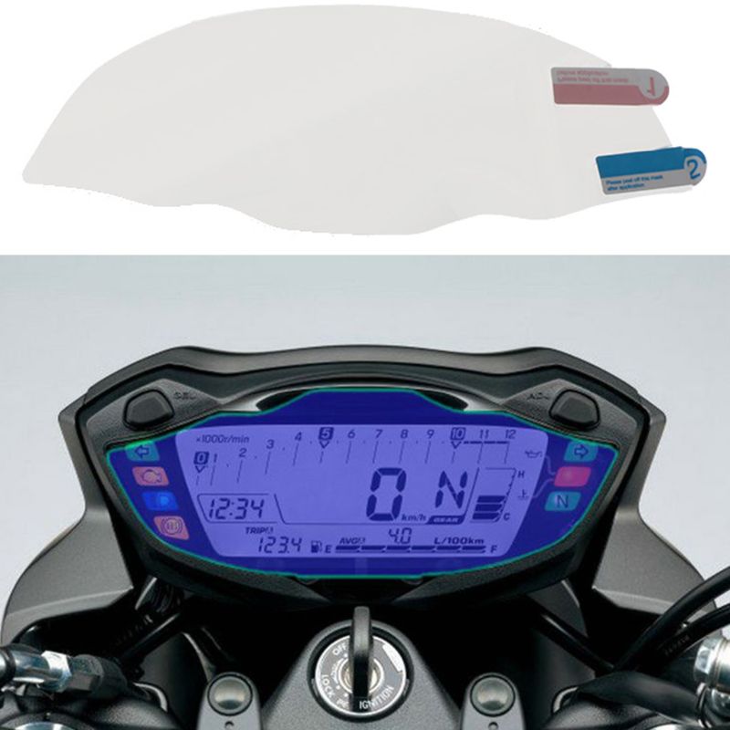 Klynge moden klynge skjermbeskyttelse filmbeskytter til suzuki gsx -s750 sv650 gsx -s1000 2 sett