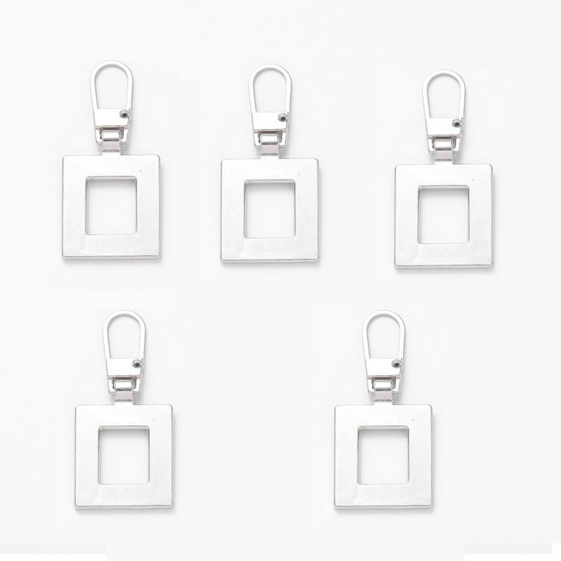 5pcs Detachable Metal Zipper Puller Universal Instant Repair Kit Zipper Sliders Head Repair Kit For Clothing Jacket Sewing Tools: Copper