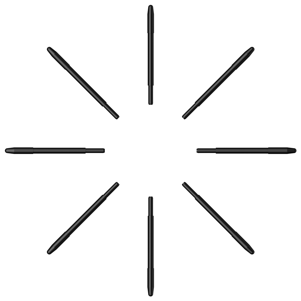 Puntas de repuesto para bolígrafo pasivo XP-Pen PA1 PA2 para XP-Pen Deco Pro,Artist 12 Pro 13,3 Pro 15,6 Pro 22R Pro 24 Pro