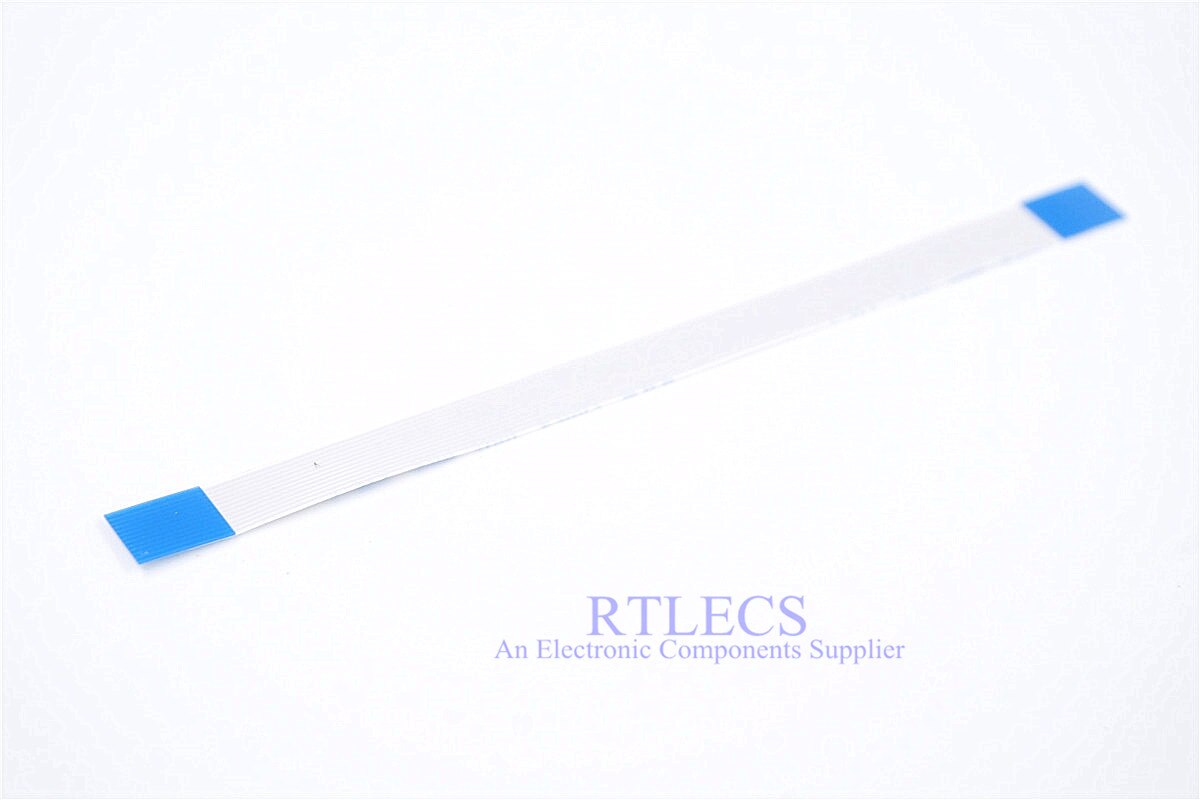 2 Stuks Ffc Fpc Lint Flexibele Platte Kabel Toonhoogte 0.5 Mm 200 Mm Zelfde Contact Side 4 6 8 10 12 16 20 30 40 50 60 68 80 Pin Draad