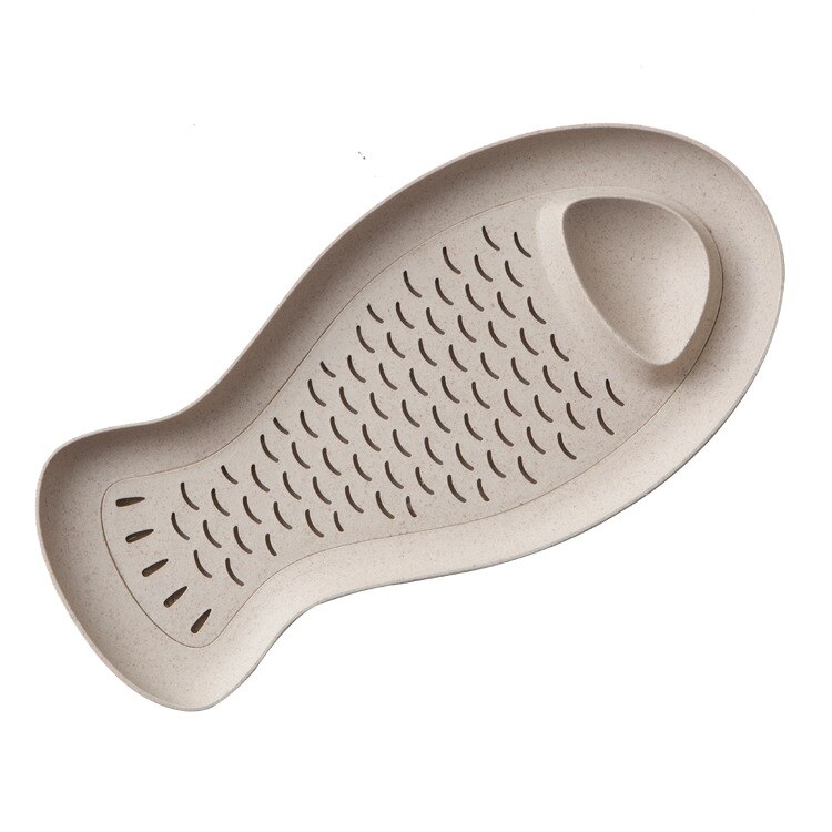 Creativo Paglia di Grano a Forma di Pesce Piatto Polpetta Piccola Salse Piatto di Patatine Fritte Vassoio di veloce cibo Piatto Piatto Piatto di Sushi Famiglia saluto Da Tavola 1pz: wheat-colored