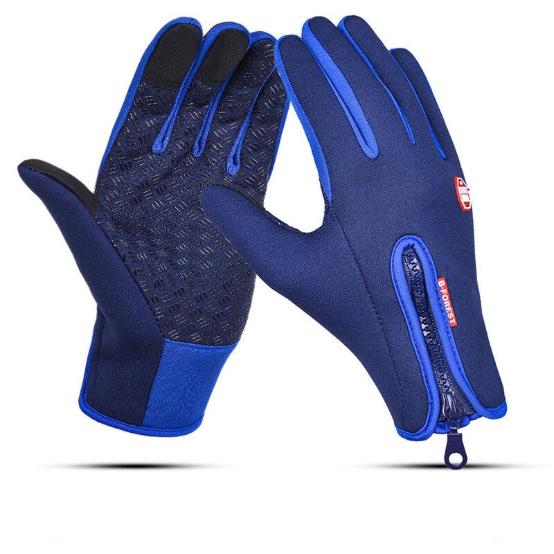 Unisex waterdichte winter warme heren ski snowboard motorrijden touchscreen sneeuw vrijetijdshandschoenen: Sg020db / Xl