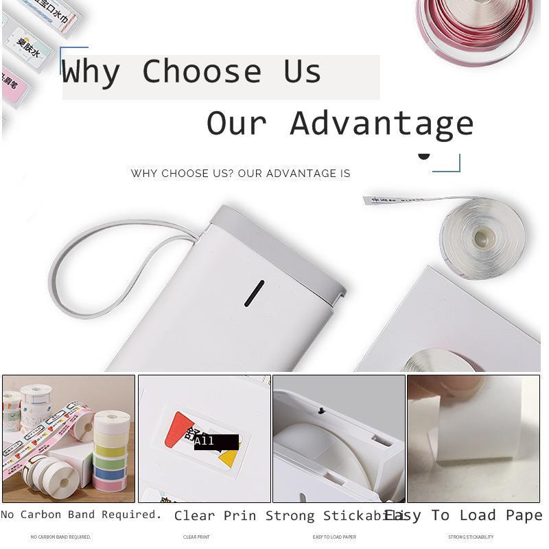 SeenDa Mini Portable Bluetooth Lable Printer Thermal Label Printer Home Office Printer Name Price Sticker Printer for Mobile