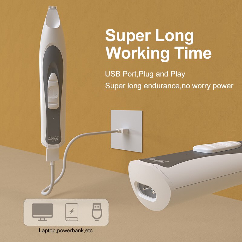 Laika Kat Tondeuse Messen Led Huisdier Voet Tondeuse Oplaadbare Butt Ogen Oor Voet Haar Snijder Remover Hond Grooming gereedschap