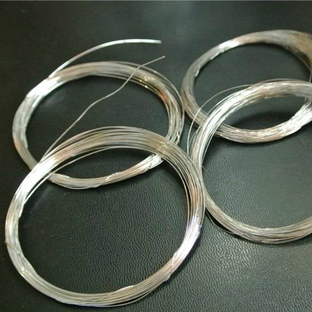 Platina Metalen Draad 99.99% Hoge Zuiverheid Wetenschappelijk Onderzoek Experiment