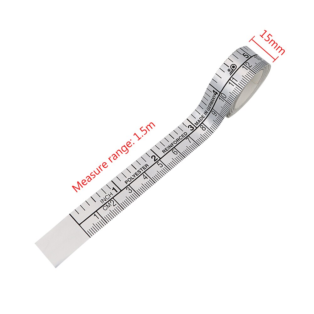 DIYWORK 150cm Metric Tape Measure DIY Self Adhesive Measuring Ruler Sticker