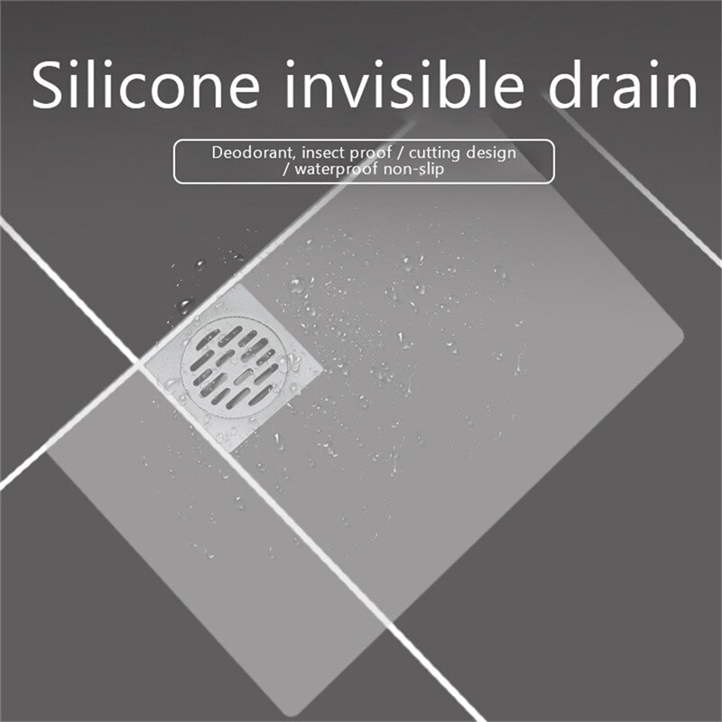 Coussin Anti-odeur en Silicone pour vidange pour sol de salle de bains, couverture Anti-odeur pour toilettes, bouchon d'eau d'évier, accessoire