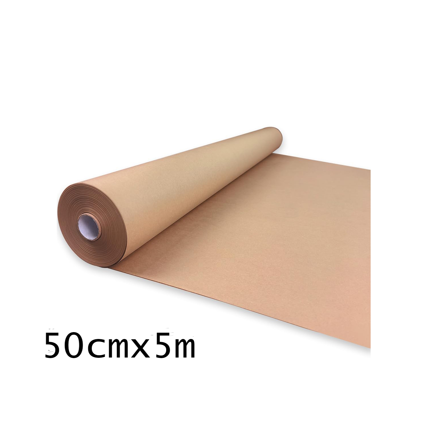 Brunt kraftpapir 50 cm x 3m/5m/10m/20m ideelt for innpakning, kunst, håndverk, post, emballasje, transport, gulvbeskyttelse,: Plomme