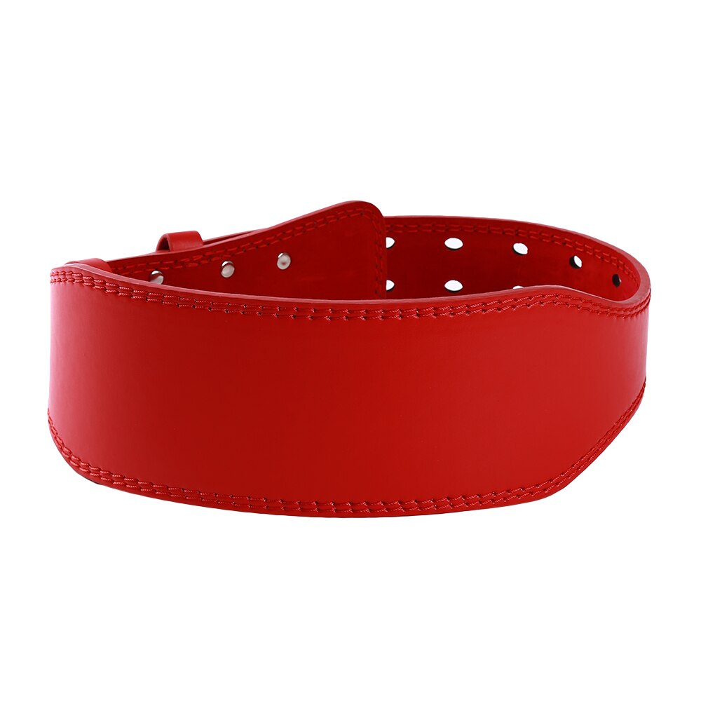 1 Set Cinturón Para Levantamiento De Pas De Cuero Genuino, Ajustable