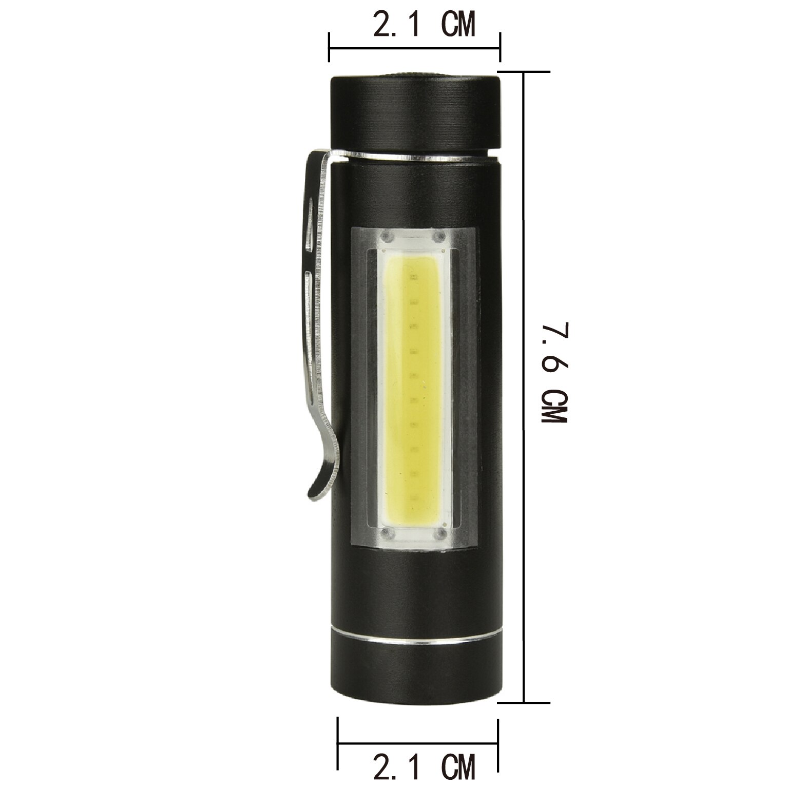 Litwod Z90 + LED COB MINI linterna LED 1 modo de uso 14500 o AA batería para leer el trabajo de Camping linterna