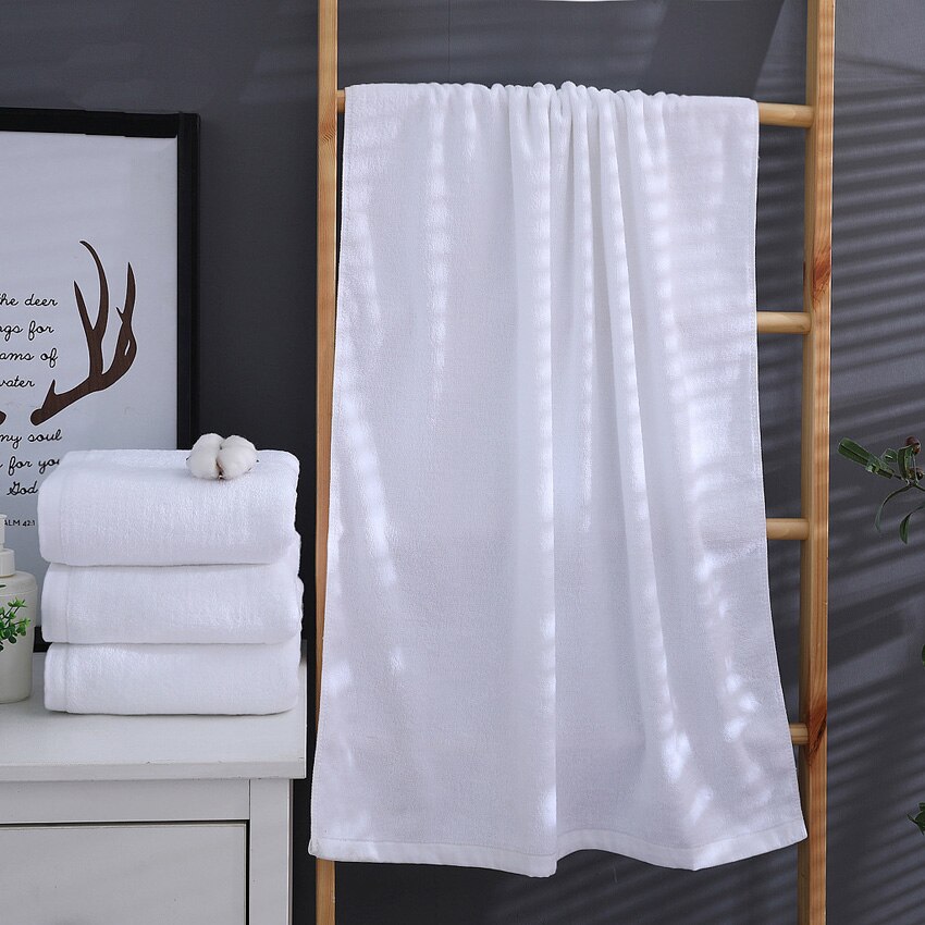 Toalla de baño Blanca Grande, toallas de baño gruesas de algodón para la cara, toallas de baño para el hogar, Hotel, adultos, Badhanddoek, Toalla de baño