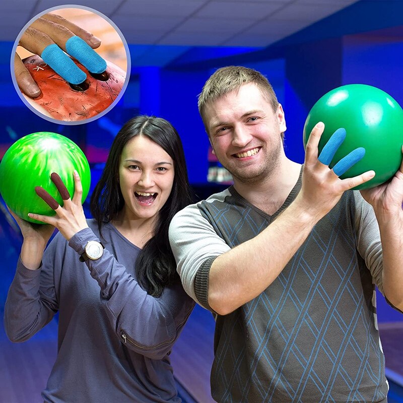 120 Pcs Bowling Tape Bowling Thumb Tape Bowlers Tape Flex Bowling Finger Tape Elastic Bowling Thumb Protector