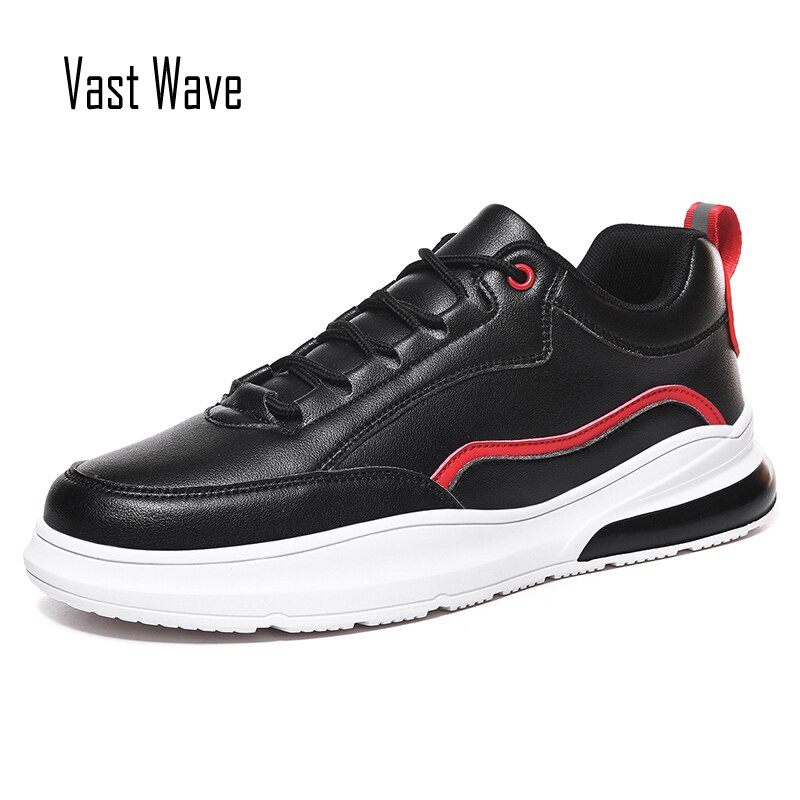 VastWave mikrofibra 3M odblaskowe męskie obuwie Casual mieszkania błyszczące męskie tenisówki zasznurowane męskie płócienne buty rekreacyjne