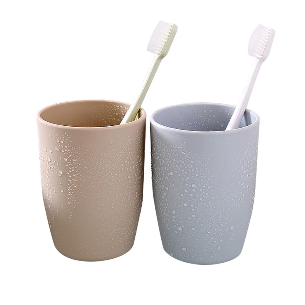 Solid Color Brushing Toothpaste Cup Toothbrush Holder Cup Plastic Cartoon Travel Bathroom Pendant Home Decoration